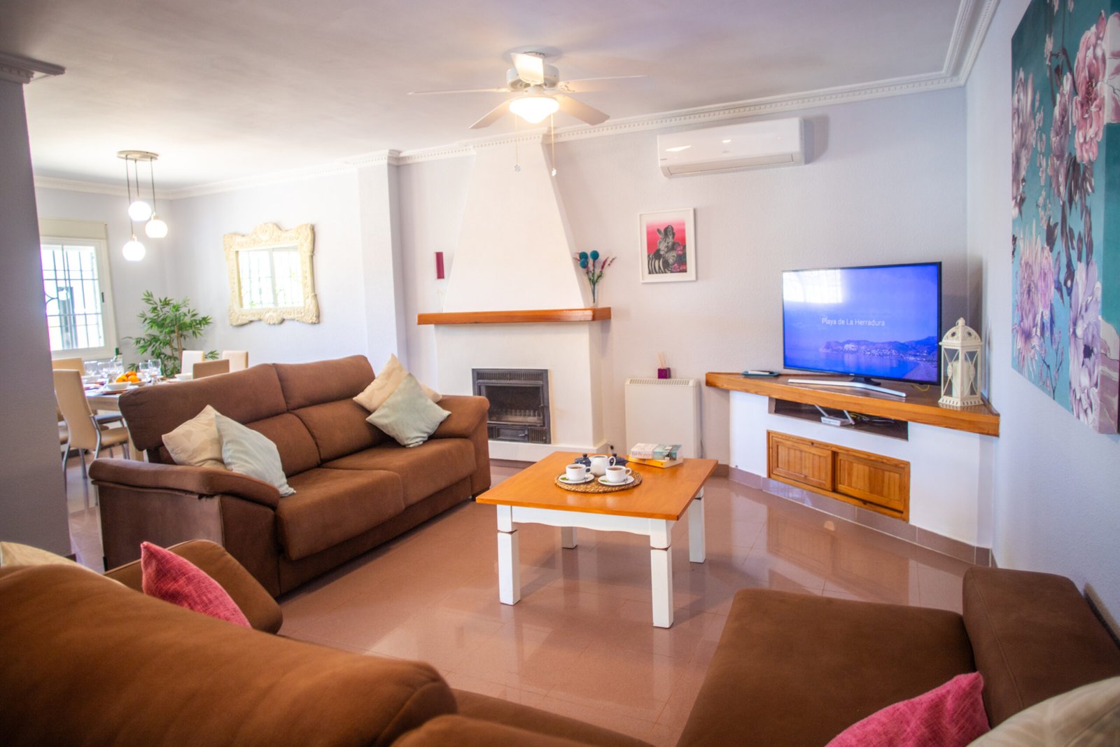 Living room accommodation villa